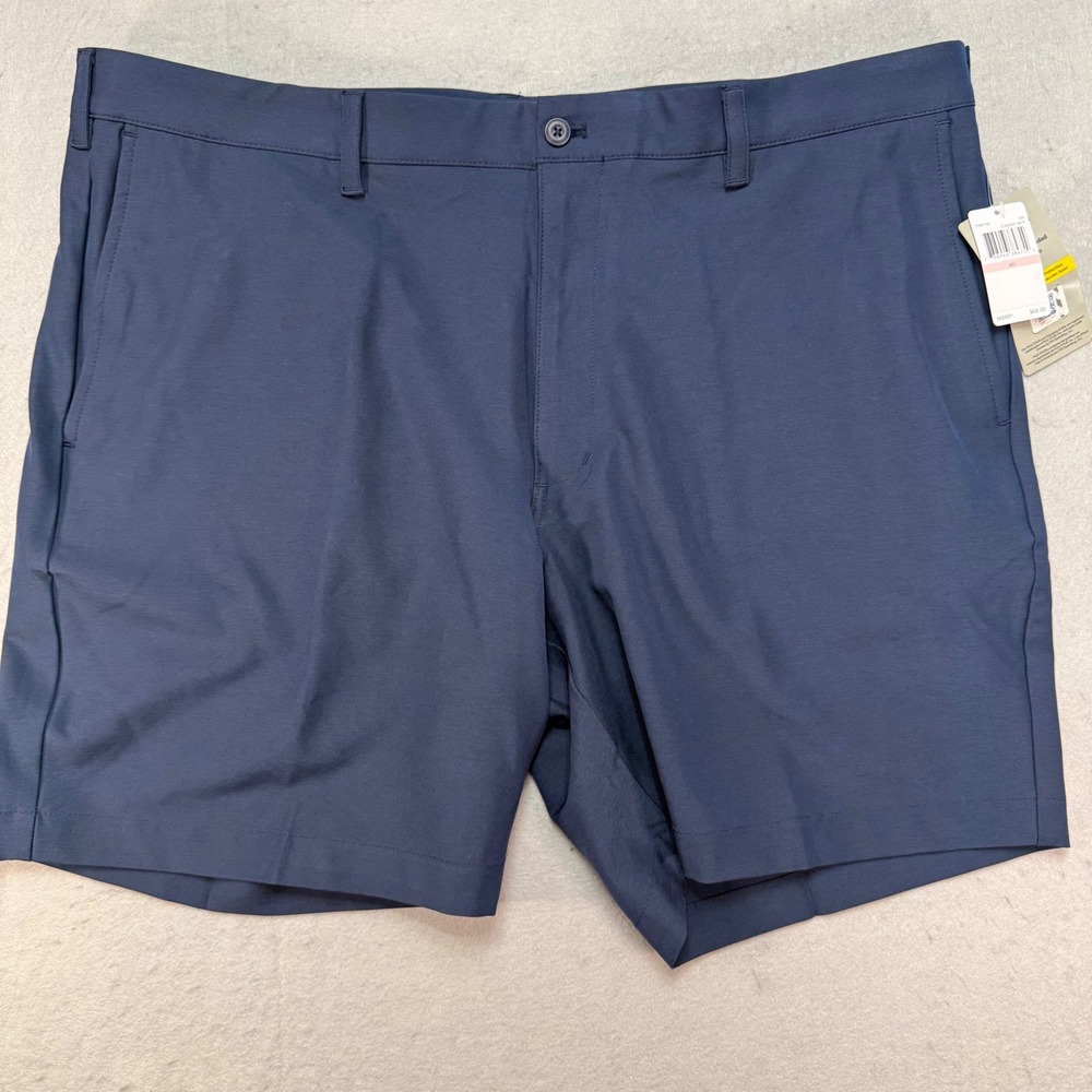 PGA TOUR Mens Classic Navy Golf Shorts Size 40 Active Waistband Moisture Wicking